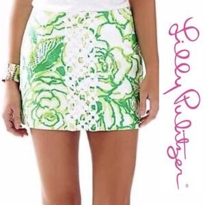 💥🆕💥 Lilly Pulitzer Tate Skirt (Resort White Heart Breaker)
